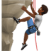 🧗🏾 person climbing: medium-dark skin tone display on Apple